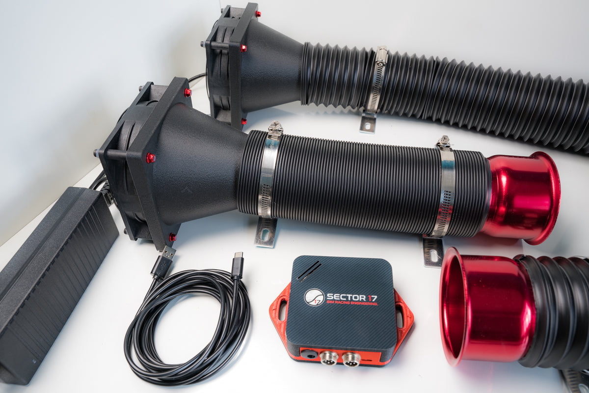 Wind Simulator V2 pour Sim Racing sur PC avec SimHub – Silent / Sport / Performance – SECTOR17